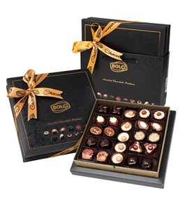 Siyah Flora Çikolata Kutusu 290 Gr.